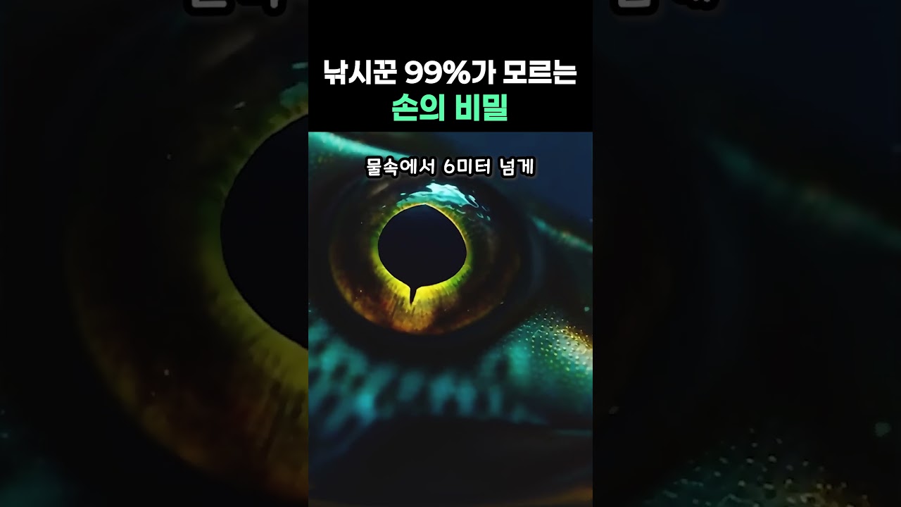 낚시꾼 99%가 모르는 손의 비밀 #낚시 #fishing
