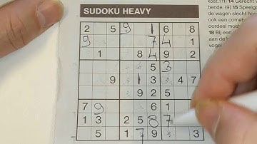 Twice as nice with these sudokus. (#485) Heavy Sudoku puzzle. 03-20-2020 part 2 of 2
