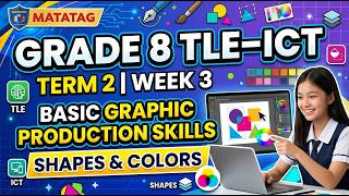 Grade 8 TLE–ICT | Term 2 Week 3: Basic Graphic Production Skills – Shapes & Colors