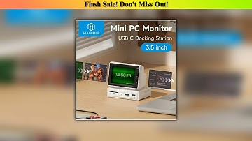 First Look Hagibis 3.5inch IPS Mini Screen AIDA64 Mini PC CPU RAM HDD Data Monitor Display Sub Scre