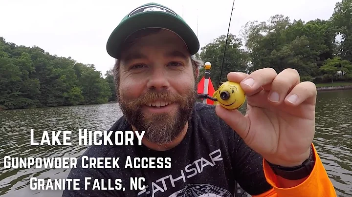 Lake Hickory - Gunpowder Creek Access - Kayak Fishing for Bass - Granite Falls, NC (6/8/20)
