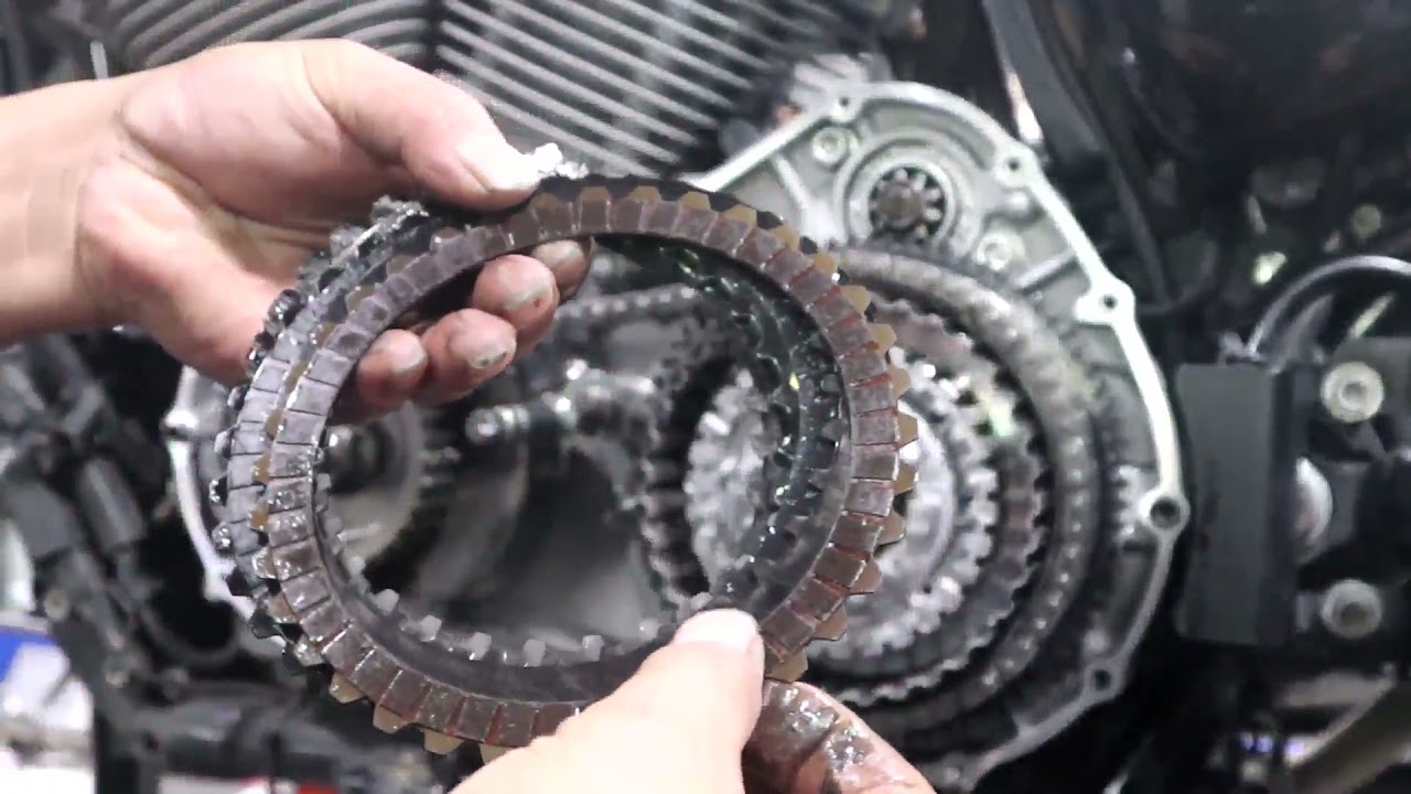 할리데이비슨 883클러치 트러블 / 클러치교환 / 프릭션플레이트 / 스틸플레이트 / 반클러치 / 작업영상/