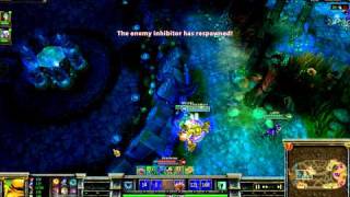 [League of Legends] Blitz Pull TF over Flash Wall