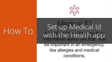 How to set up your emergency Medical ID on the iPhone with the Health app