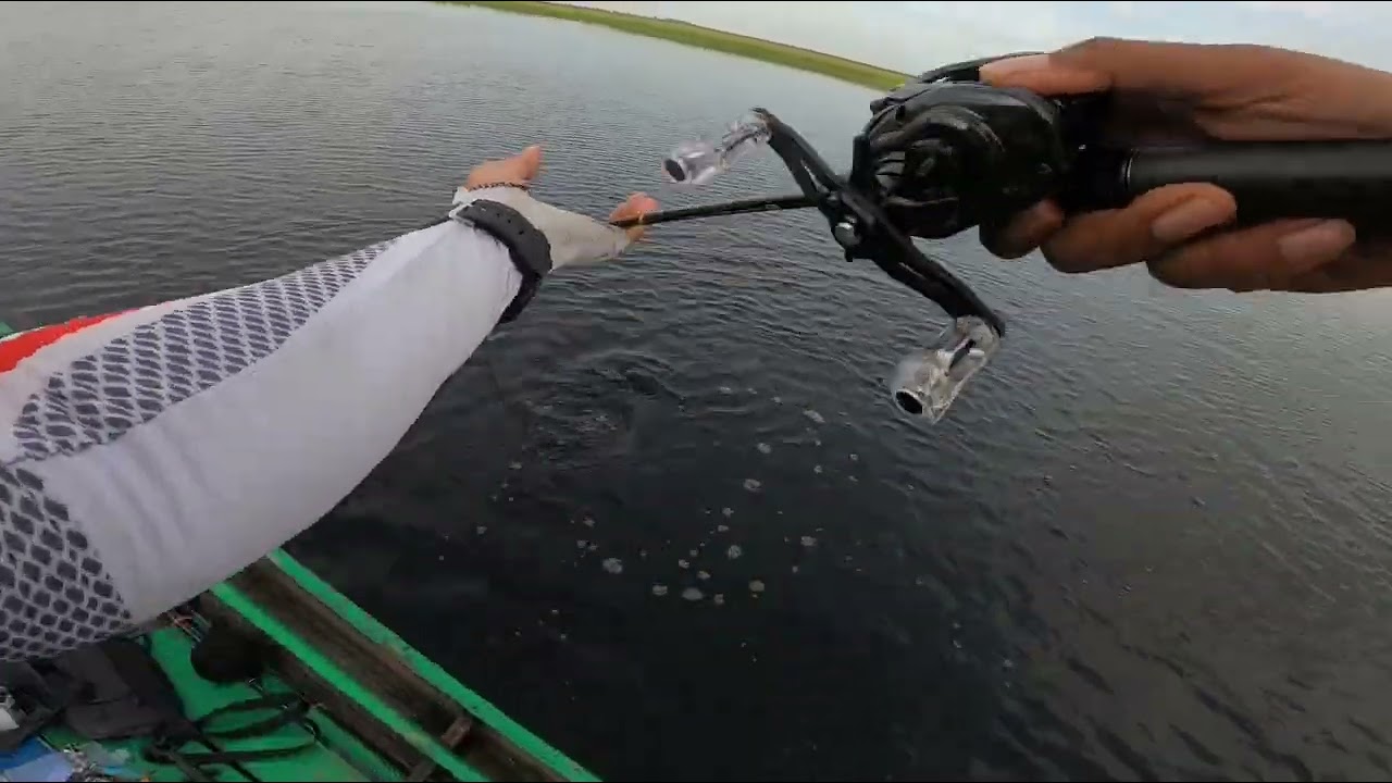 Casting Toman Bunga Menggunakan Joran Telescope Orca Lure & Reel Zorro Relix