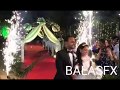Special effects pyrotechnics  fireworks for wedding event  bala sfx