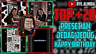 Download Lagu 🎶 TOP +20 PRESET ALIGHT MOTION 💌 HAPPY BIRTHDAY JEDAG JEDUG KECE - ( LAGU MONOKROM ) 🥳🤘🏻 MP3