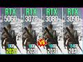 RTX 5060 vs RTX 3070 vs RTX 3080 vs RTX 3090 - Test in 20 Games