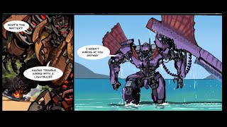 Grimlock VS Shockwave (Transformers Comic Dub)