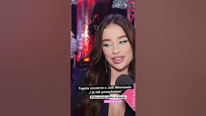 Fagata szczerze o Julii Wieniawie: „I ją tak powąchałam” #shorts