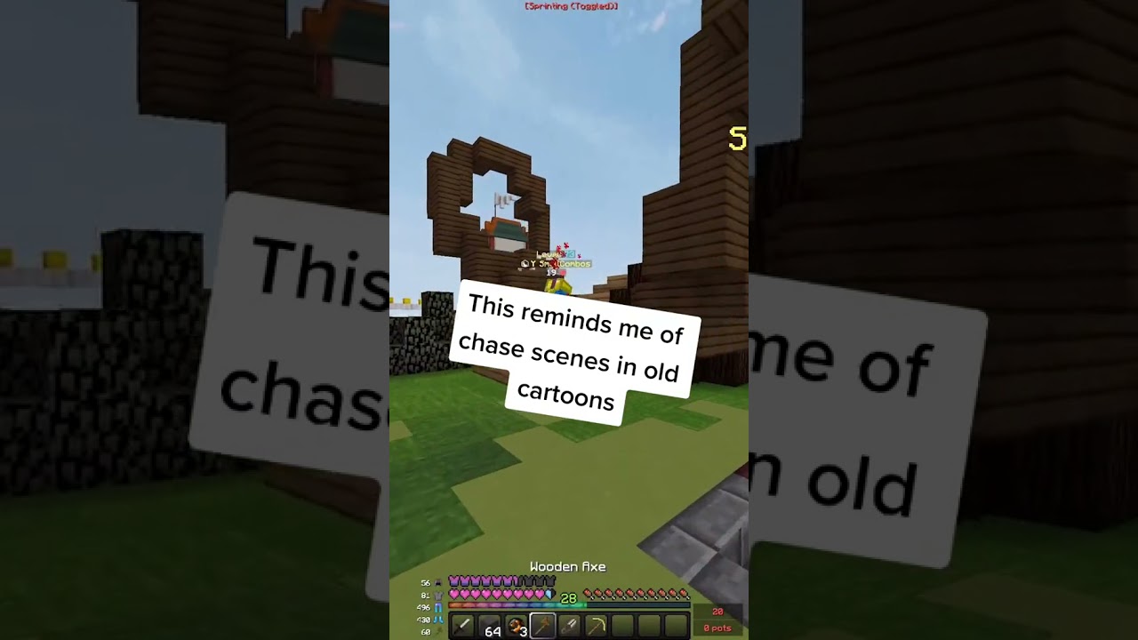 Dude really reenacted a whole chase scene...