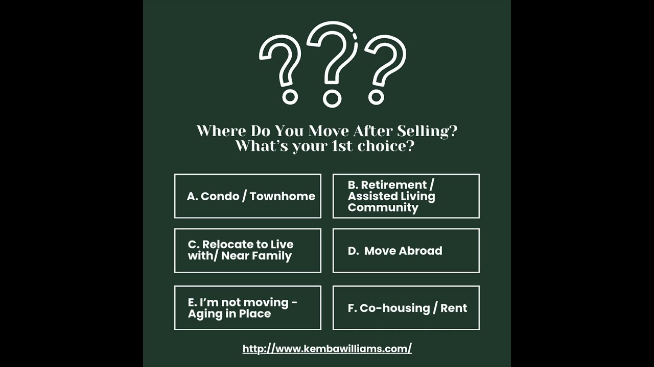 Where Do You Move After Selling? Downsizing Options Explained