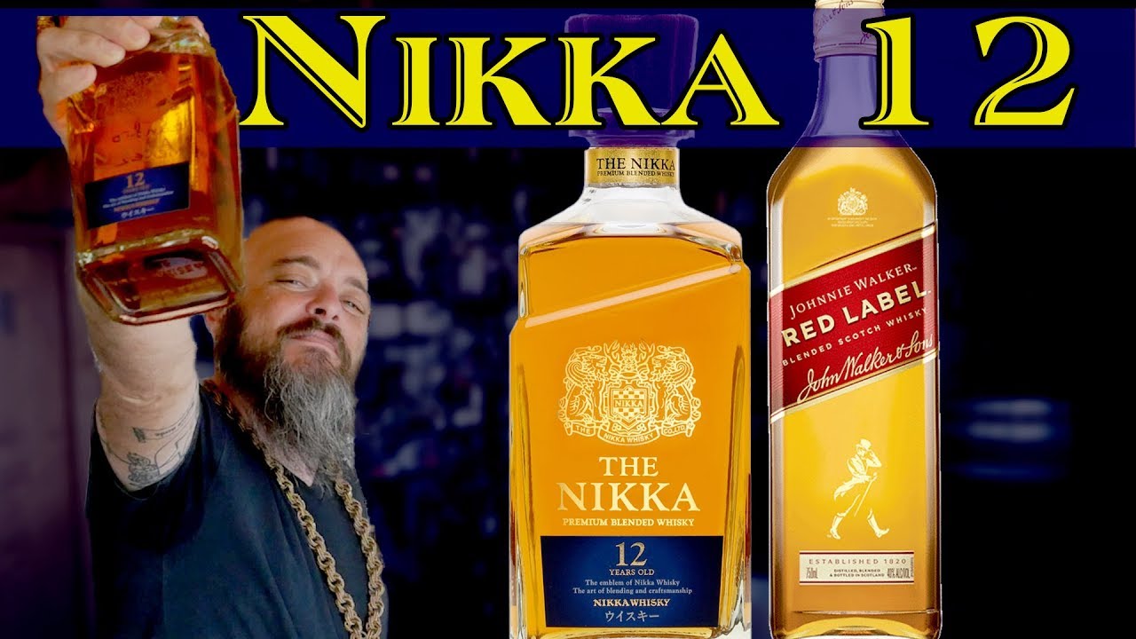 The Nikka 12 Year Old with Johnnie Walker Red Label Comparison.