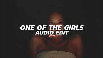 one of the girls | the weeknd, jennie, lily-rose depp [edit audio]