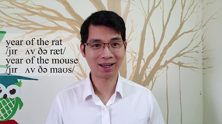 Con chuột trong tiếng anh là gì