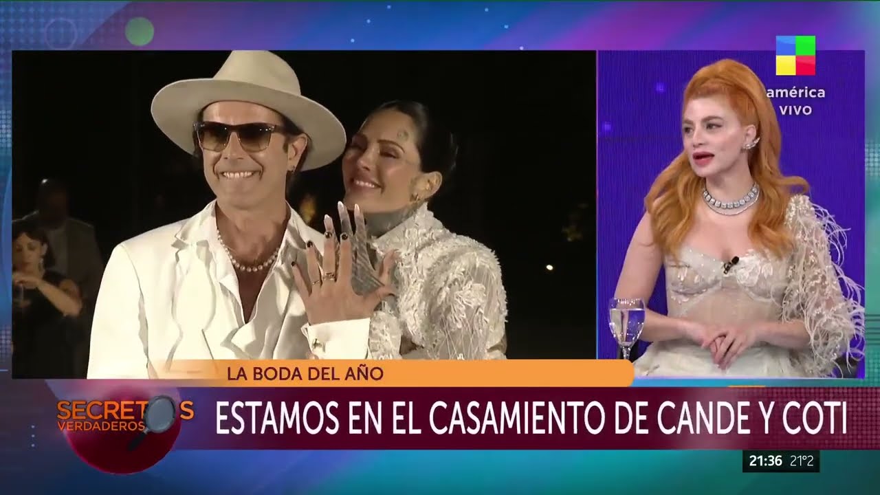 💍 LA BODA DEL AÑO: Cande Tinelli y Coti dieron el SÍ 💘