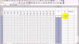 how to make attendance sheet in excel hindi clipzui com how to make an attendance sheet