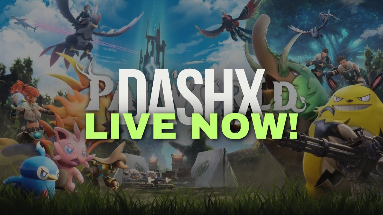 Palworld Adventure LIVE : Building, Exploring, and Taming the Craziest Creatures!