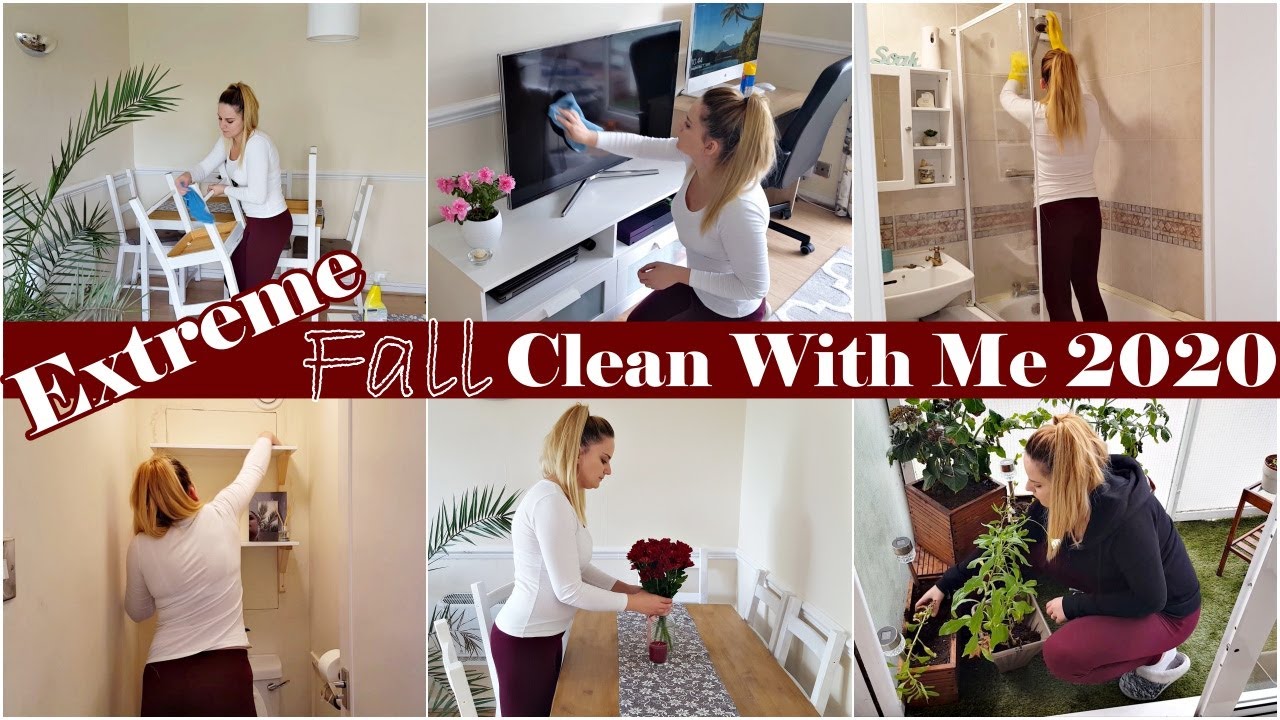 Fall Clean With Me 2020 / Fall Deep Clean With Me / Extreme Cleaning Motivation
