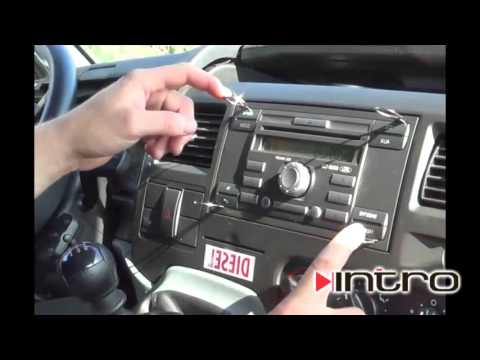 Как снять магнитолу Ford Transit