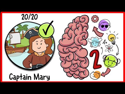 Brain Test 2: Tricky Stories - Captain Mary - Levels 1-20 Walkthrough Solution ✅