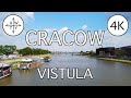 CRACOW, Vistula [4🅺60 Virtual Walking Tour]