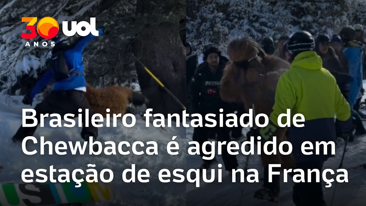 Brasileiro fantasiado de Chewbacca é agredido por grupo em estação de esqui na França; veja vídeo