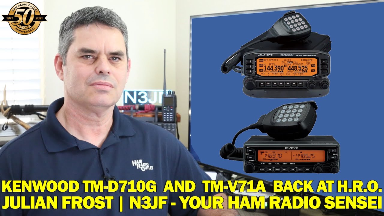 Kenwood TM-D710G & TM-V71A Back at H.R.O.! - YouTube