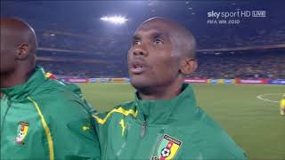 Anthem of Cameroon v Denmark (FIFA World Cup 2010)