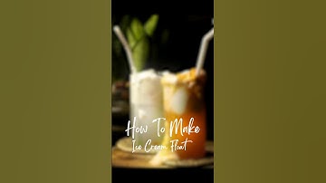 Icecream Float recipe #shorts #drinks #mocktail