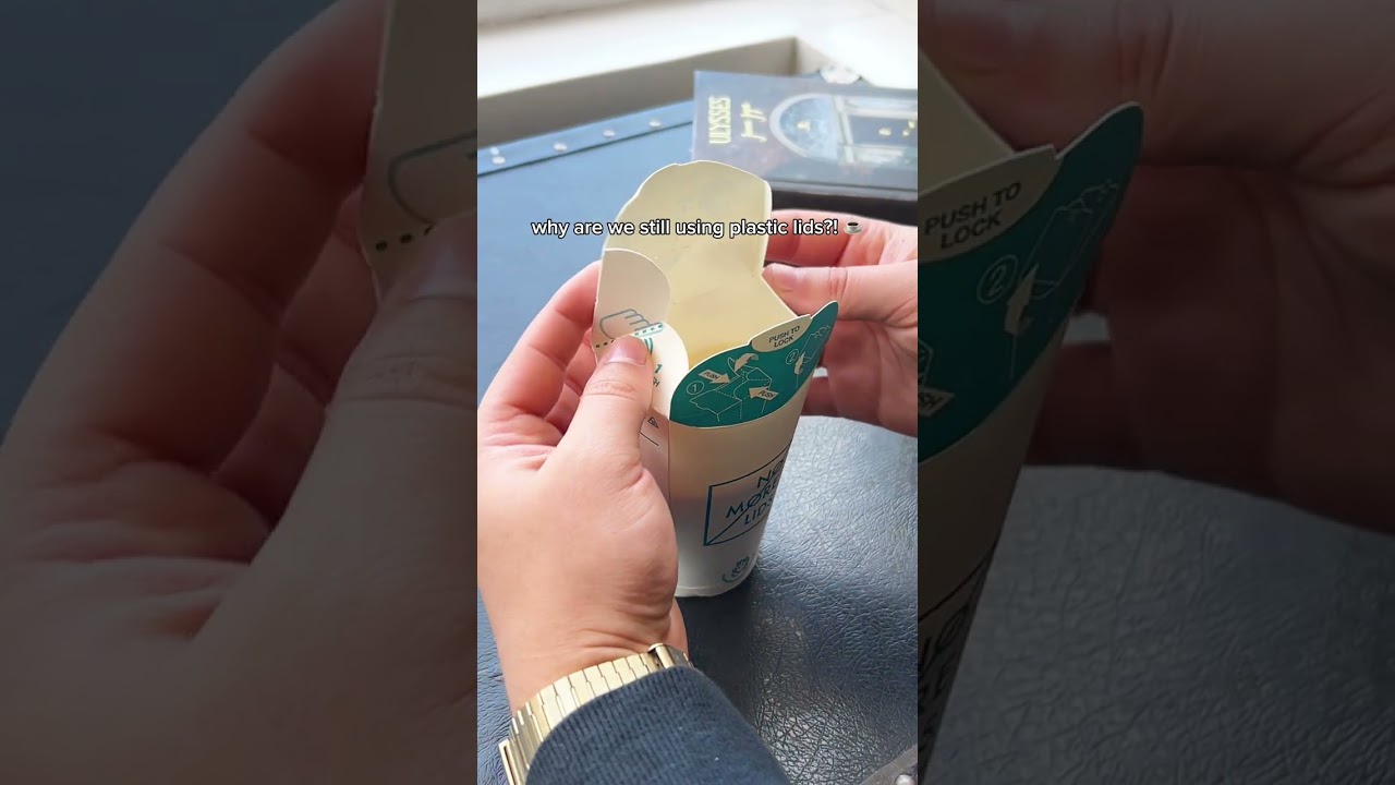 Plastic lids are a thing of the past 🌱