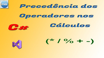 C#, precedência dos operadores aritméticos nos cálculos. Introdução ao Csharp