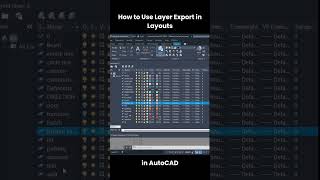 How to Use Layer Export in Layouts in AutoCAD - Step by Step Tutorial
