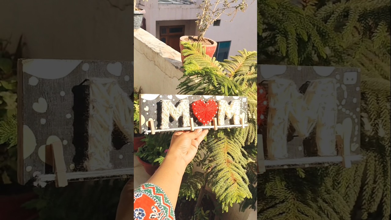 DIY mother's day gift idea 😁💡