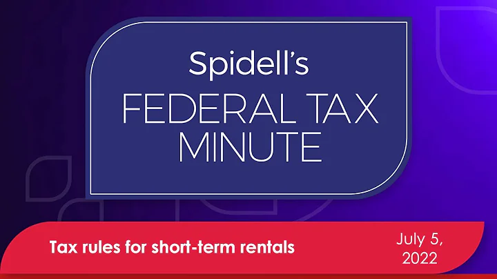 Podcast: Tax rules for short-term rentals