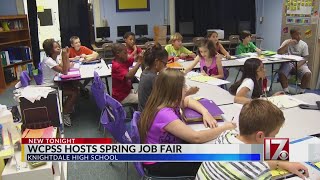 About 800 seek jobs at Wake County schools job fair in Knightdale