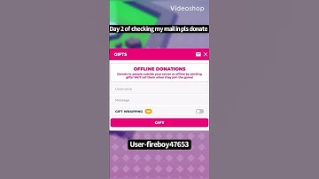 Checking my my mail in pls donate day 2 #roblox #shorts
