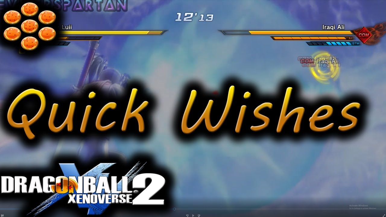 Dragon Ball Wishes Xenoverse 2