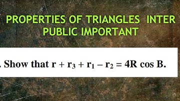 #inter#maths#1A#telugu#public#ap#telangana#important PROPERTIES OF TRIANGLES INTER  #tutorlokesh