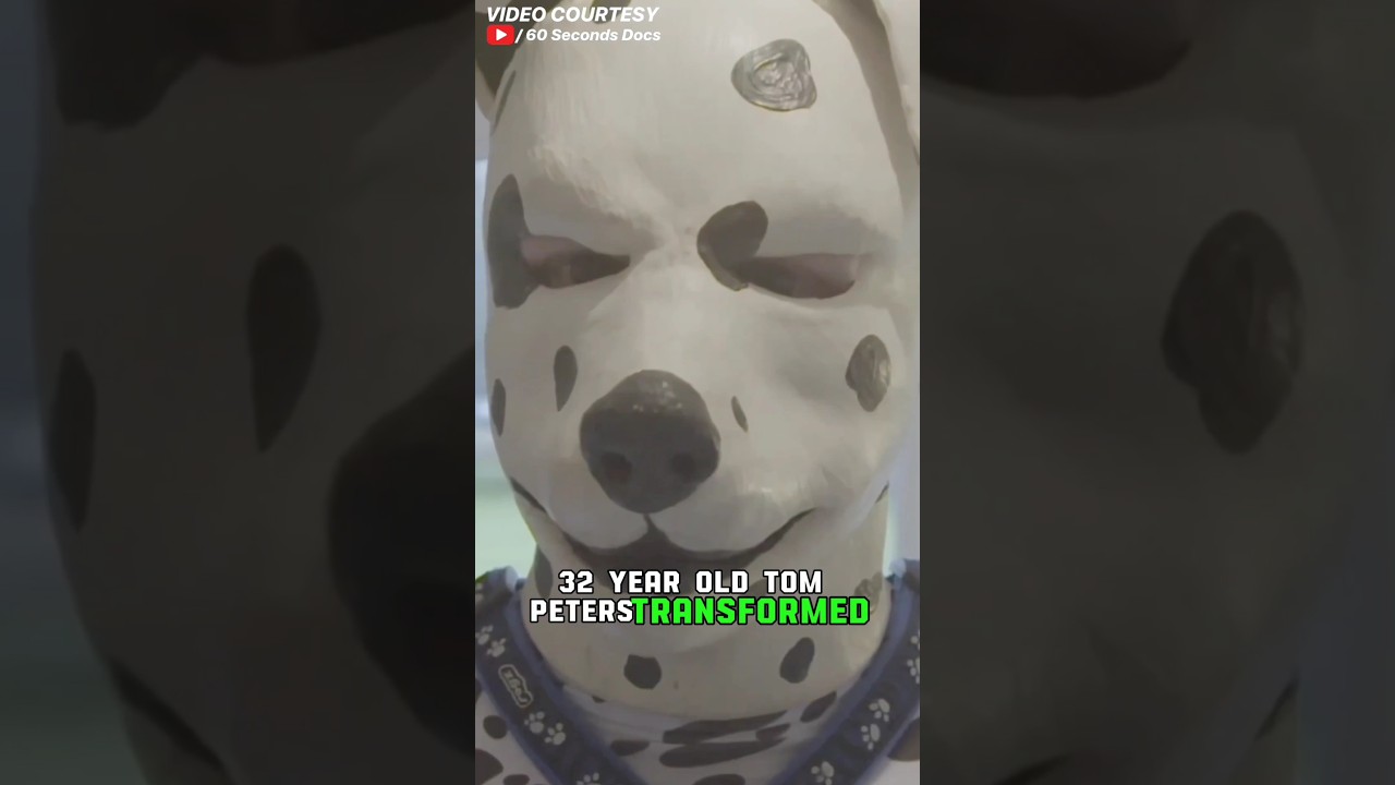 A Man Transforms him into a dog🤯#facts #viral #human #dog #humandog #usa #usatiktok #factsflight