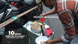 INI NIKMAT BENER !! MESKIPUN JUALAN NYA DI PANGGUL | INDONESIA STREET FOOD #419