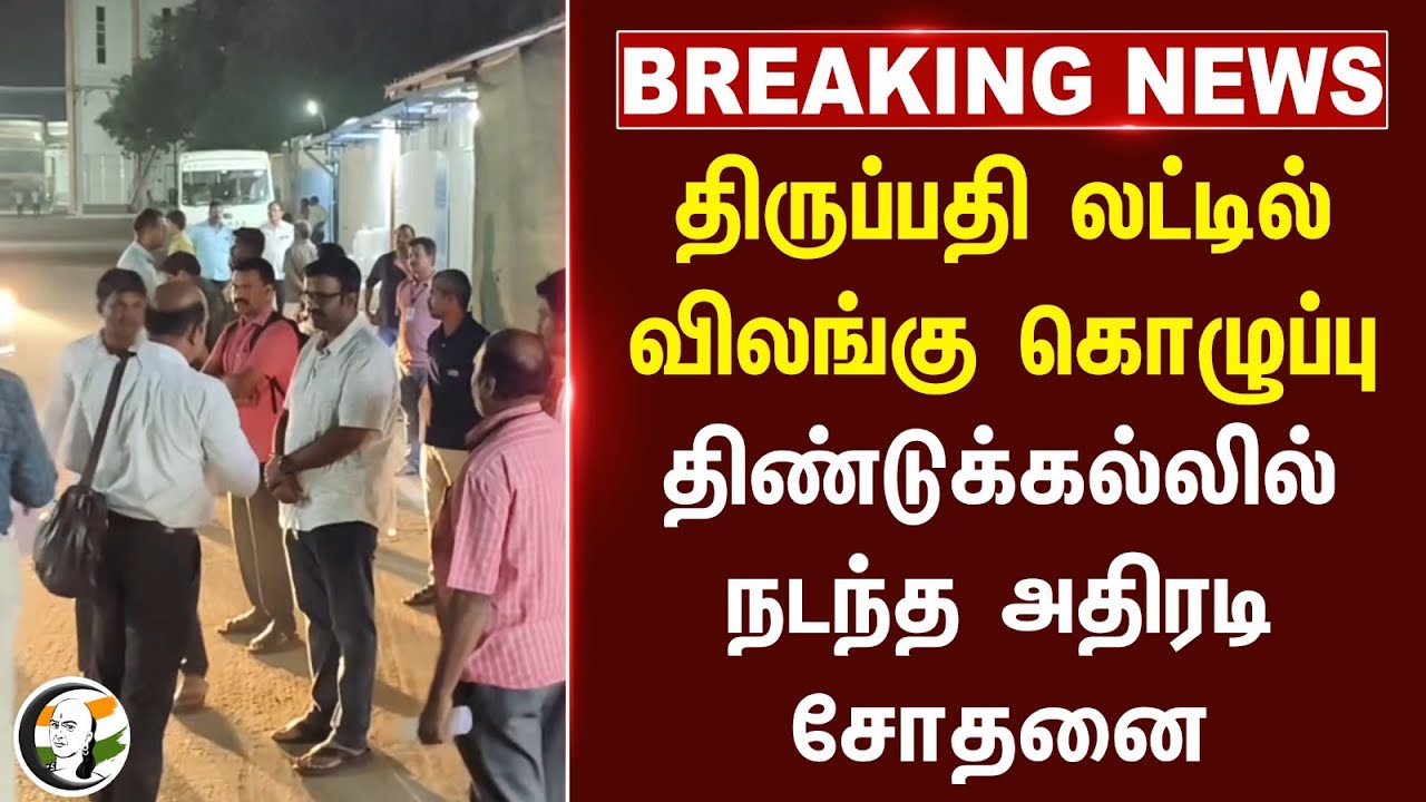 #BREAKING:Tirupati Ladduல் விலங்கு கொழுப்பு.. Dindigulலில் நடந்த அதிரடி சோதனை | A.R.Dairy Foods