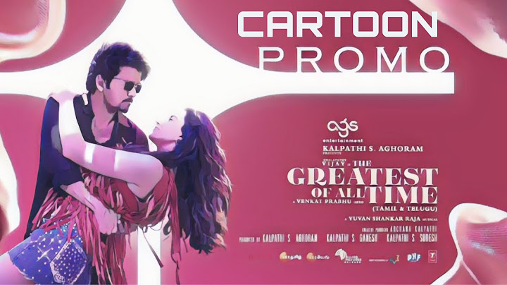 The GOAT - CARTOON Spark (Promo) Tamil | Thalapathy Vijay | Venkat Prabhu | Yuvan Shankar Raja