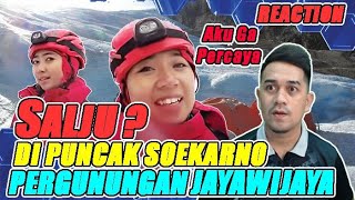 🔴PEOPLE🇲🇾ARE SHOCKED😱‼️ THERE'S SNOW ❄️ON THE PEAK OF SOEKARNO, JAYAWIJAYA MOUNTAINS🇮🇩 : REACTION🇲🇾