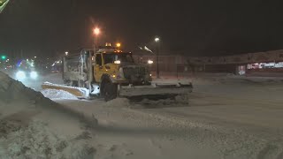 Heavy snowfall brings treacherous conditions, driving bans