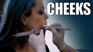CHEEKS piercing - Urocze doeczki w policzkach - Bezpieczny Piercing #23