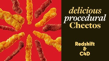 Cinema 4D Tutorial - Procedural Cheetos (Redshift)