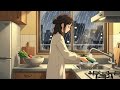 Cozy Rainy Night Alone Cooking, Tea & Quiet Comfort ☕ #ghiblistyle #studioghibli #anime #cozyanime