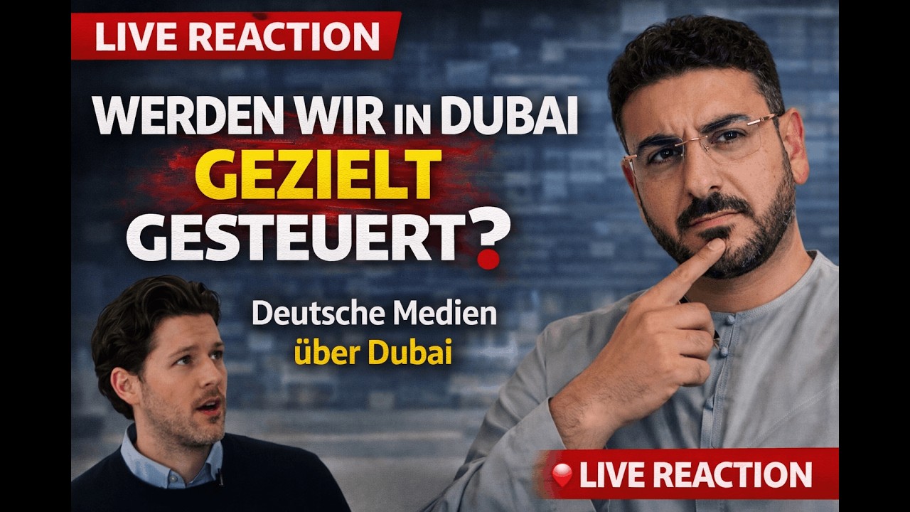 🚨LIVE REACTION - Werden wir in Dubai manipuliert? Meine Reaktion auf deutsche Medienberichte