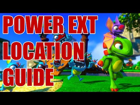 Video: Yooka-Laylee Power Extender Lokacije Za Povečanje Vzdržljivosti Bar